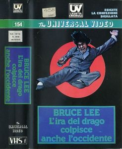 VHS - BRUCE LEE L' IRA DEL DRAGO COLPISCE ANCHE L' OCCIDENTE