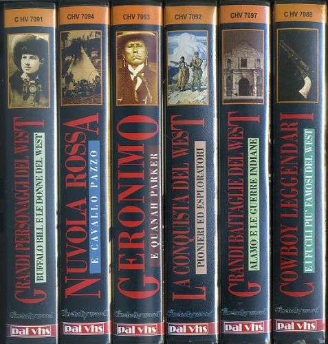 VHS - INDIANI & COWBOY 6 Vhs