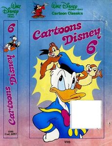 VHS - CARTOONS DISNEY VOL. 6